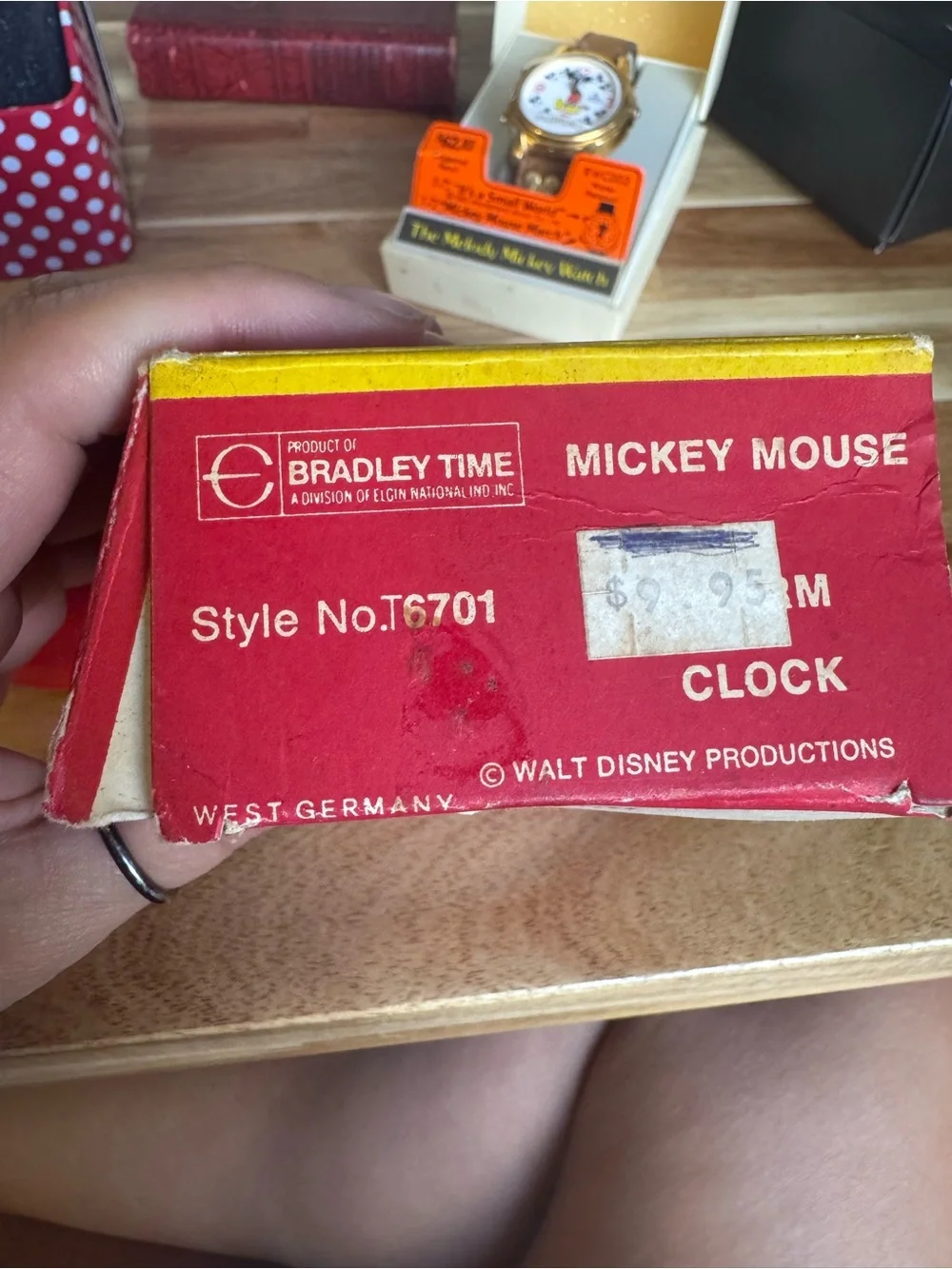 Disney VTG Mickey Mouse Bradley Twin Bell Alarm Clock LORUS, Minnie watch lot